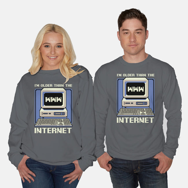 Older Than The Internet-Unisex-Crew Neck-Sweatshirt-Studio Mootant