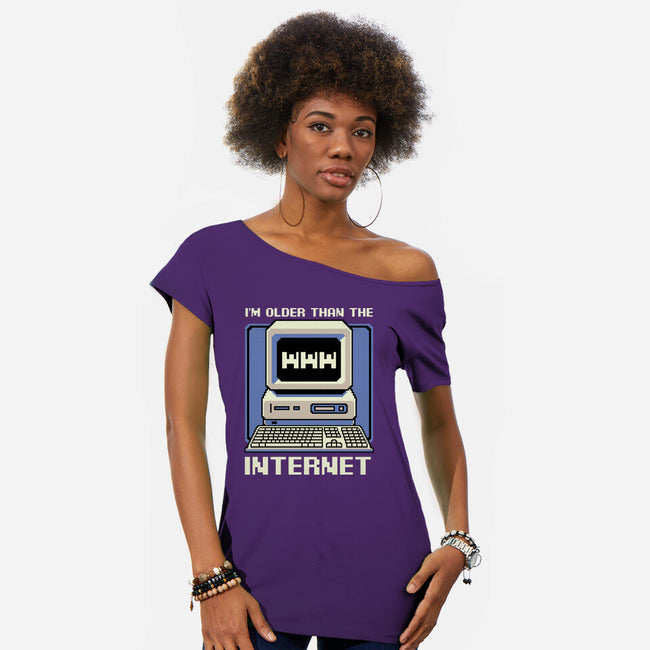 Older Than The Internet-Womens-Off Shoulder-Tee-Studio Mootant