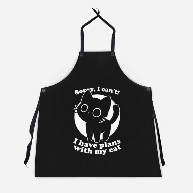 I Like Cats Not People-Unisex-Kitchen-Apron-Studio Mootant