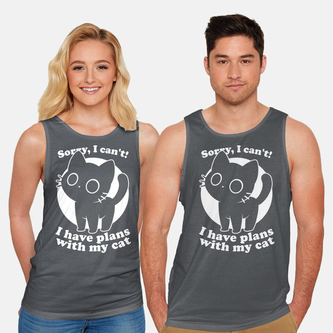 I Like Cats Not People-Unisex-Basic-Tank-Studio Mootant