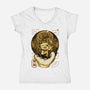 Anime Golden Ball-Womens-V-Neck-Tee-Studio Mootant