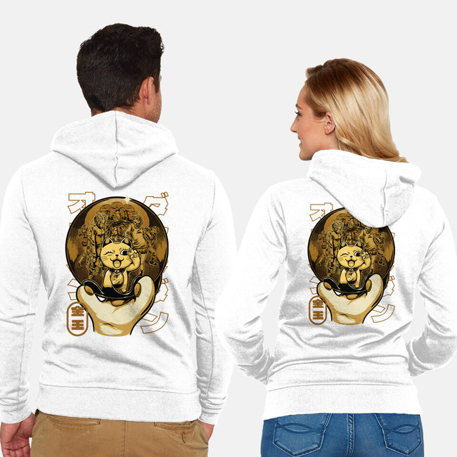 Anime Golden Ball-Unisex-Zip-Up-Sweatshirt-Studio Mootant