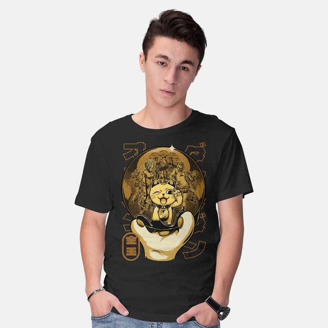 Anime Golden Ball-Mens-Basic-Tee-Studio Mootant