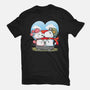 Valentine Dogs-Unisex-Basic-Tee-Vallina84