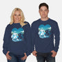 Valentine Dragons-Unisex-Crew Neck-Sweatshirt-Vallina84