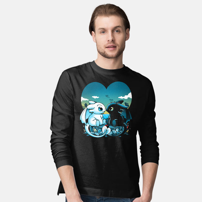 Valentine Dragons-Mens-Long Sleeved-Tee-Vallina84