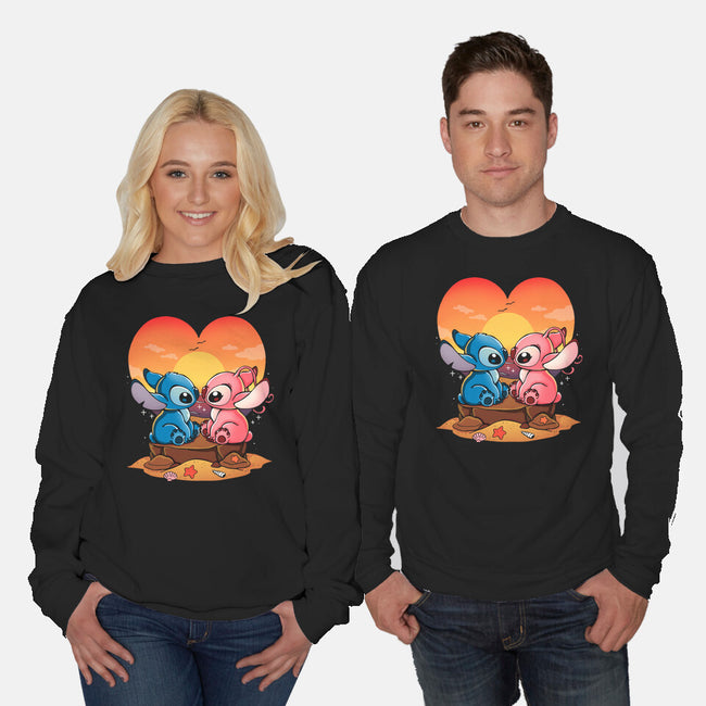 Valentine Experiment-Unisex-Crew Neck-Sweatshirt-Vallina84