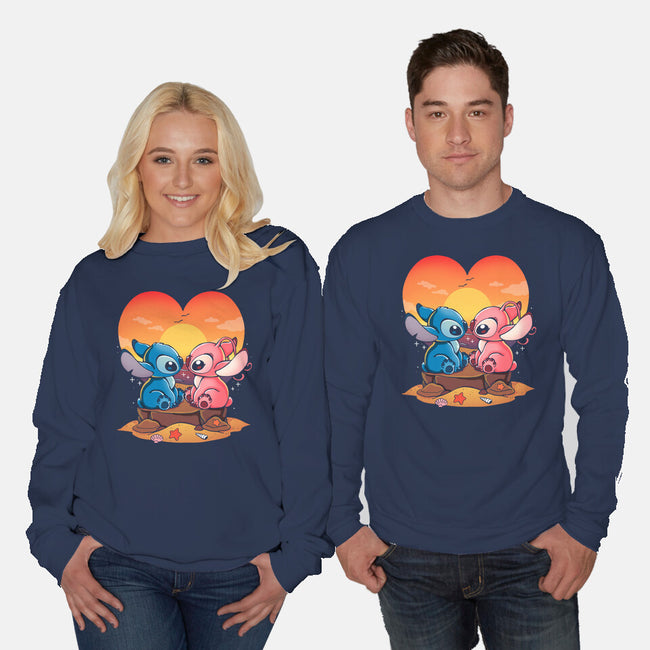 Valentine Experiment-Unisex-Crew Neck-Sweatshirt-Vallina84