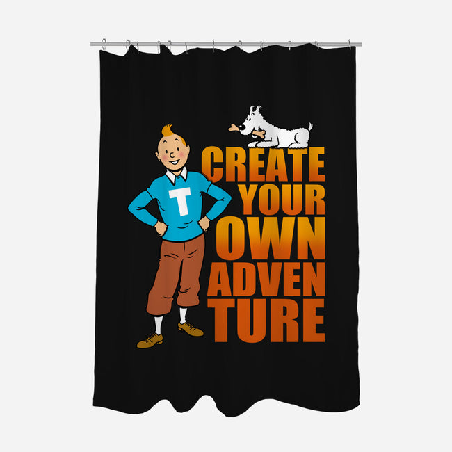 Create Your Own Adventure-None-Polyester-Shower Curtain-Boggs Nicolas