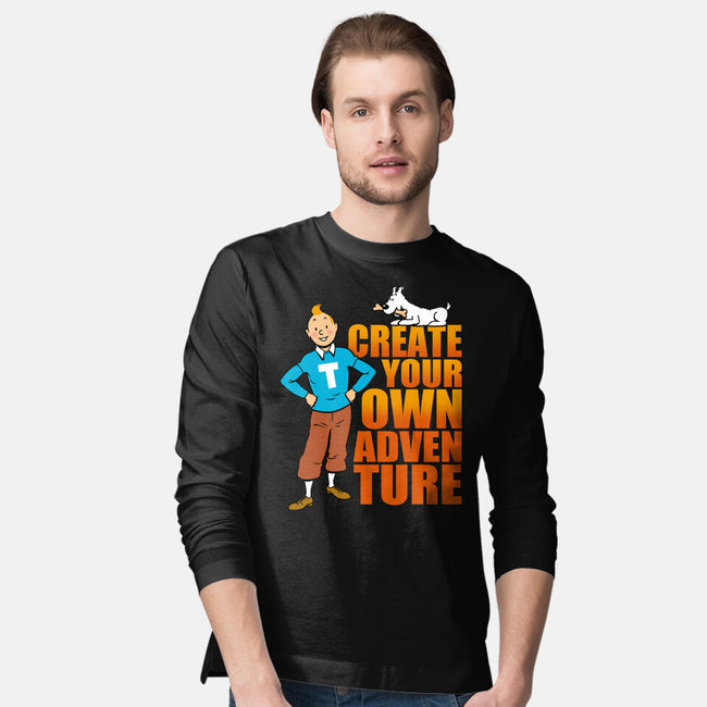 Create Your Own Adventure-Mens-Long Sleeved-Tee-Boggs Nicolas