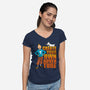 Create Your Own Adventure-Womens-V-Neck-Tee-Boggs Nicolas