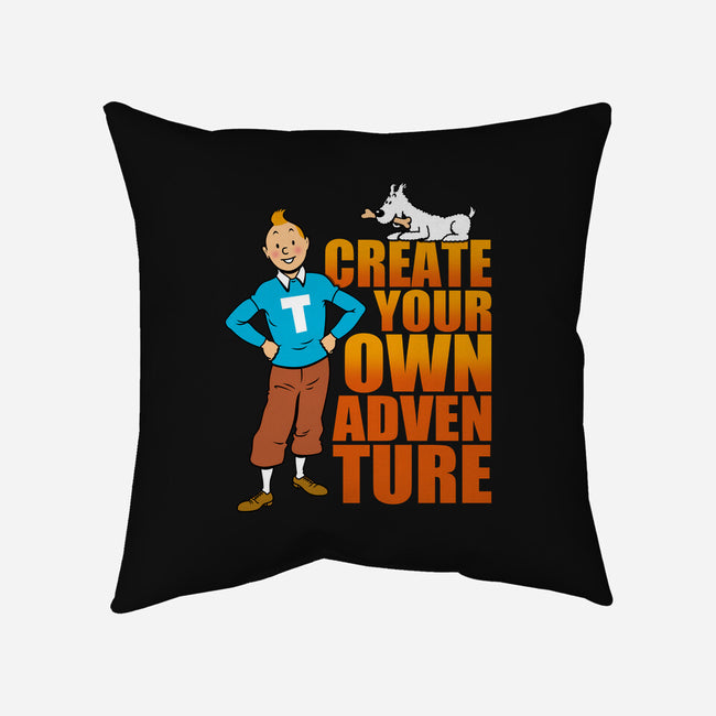 Create Your Own Adventure-None-Removable Cover w Insert-Throw Pillow-Boggs Nicolas