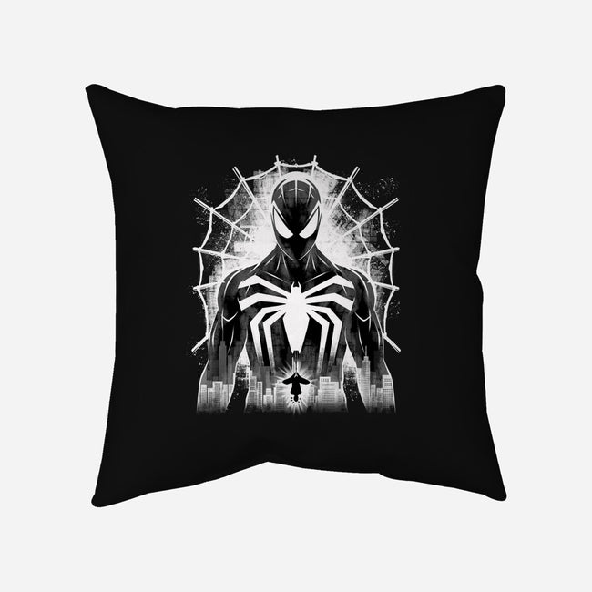 Spider Noir-None-Removable Cover w Insert-Throw Pillow-rmatix