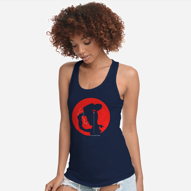 Woody Bebop-Womens-Racerback-Tank-sebasebi