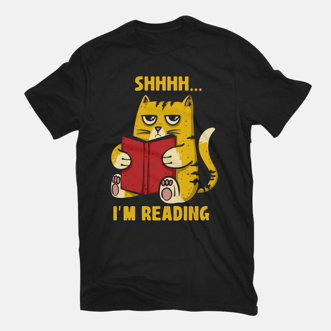 Shhhh I'm Reading-Mens-Basic-Tee-sebasebi