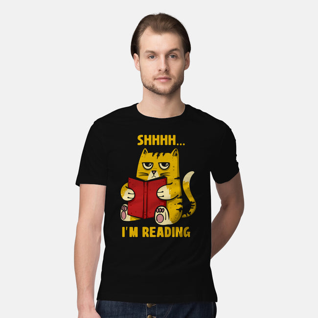 Shhhh I'm Reading-Mens-Premium-Tee-sebasebi