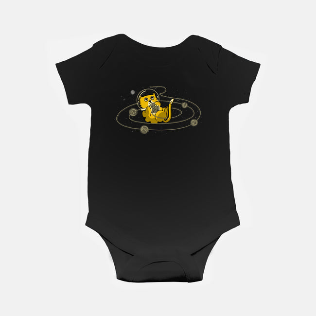 Space Cat-Baby-Basic-Onesie-sebasebi