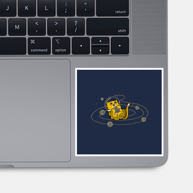 Space Cat-None-Glossy-Sticker-sebasebi