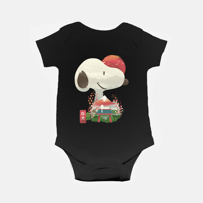 Ukiyo-e Good Dog-Baby-Basic-Onesie-dandingeroz