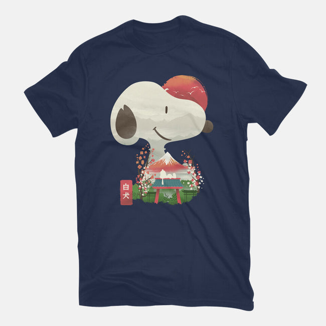 Ukiyo-e Good Dog-Unisex-Basic-Tee-dandingeroz