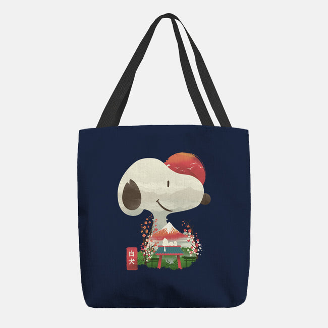 Ukiyo-e Good Dog-None-Basic Tote-Bag-dandingeroz