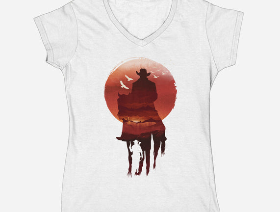 Red Sunset Cowboy