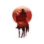 Red Sunset Cowboy-None-Polyester-Shower Curtain-dandingeroz