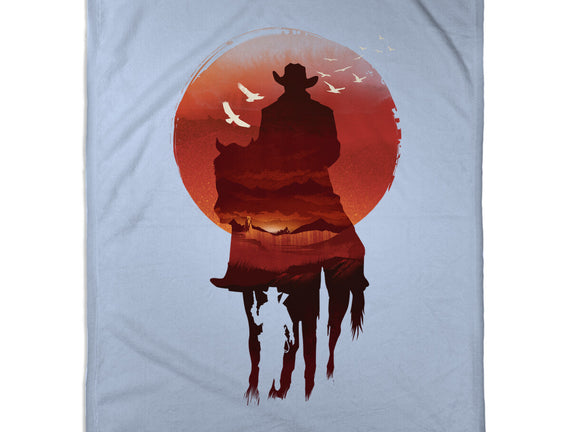 Red Sunset Cowboy