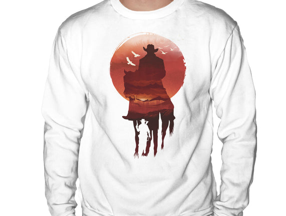 Red Sunset Cowboy