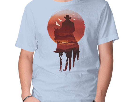 Red Sunset Cowboy