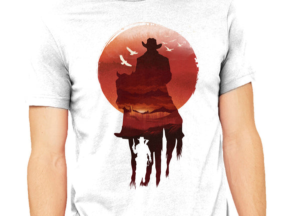 Red Sunset Cowboy