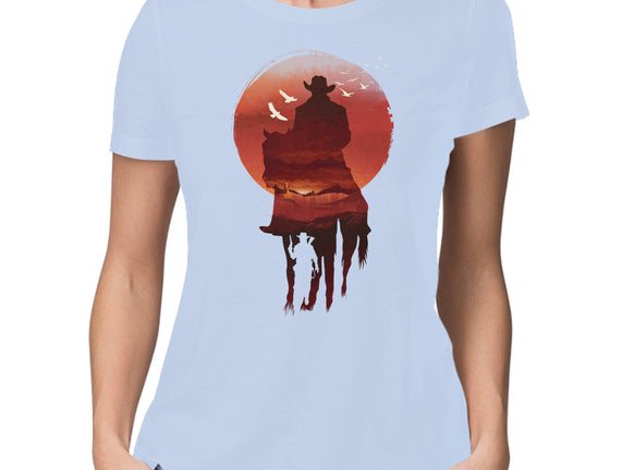 Red Sunset Cowboy