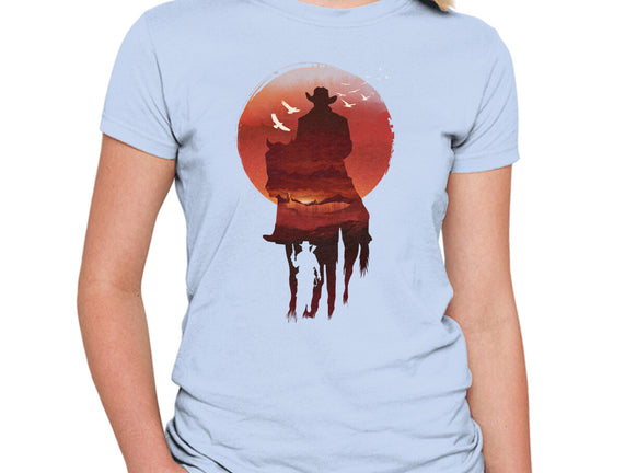 Red Sunset Cowboy