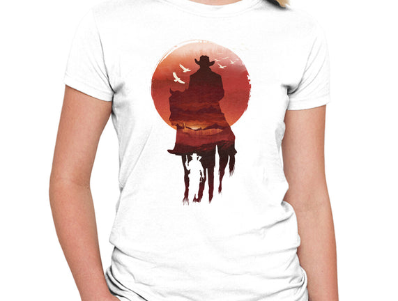 Red Sunset Cowboy