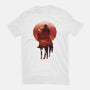 Red Sunset Cowboy-Unisex-Basic-Tee-dandingeroz