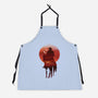 Red Sunset Cowboy-Unisex-Kitchen-Apron-dandingeroz