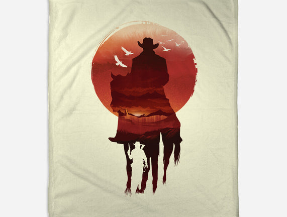 Red Sunset Cowboy