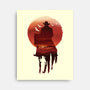 Red Sunset Cowboy-None-Stretched-Canvas-dandingeroz