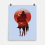 Red Sunset Cowboy-None-Matte-Poster-dandingeroz