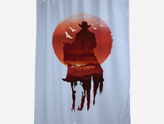 Red Sunset Cowboy