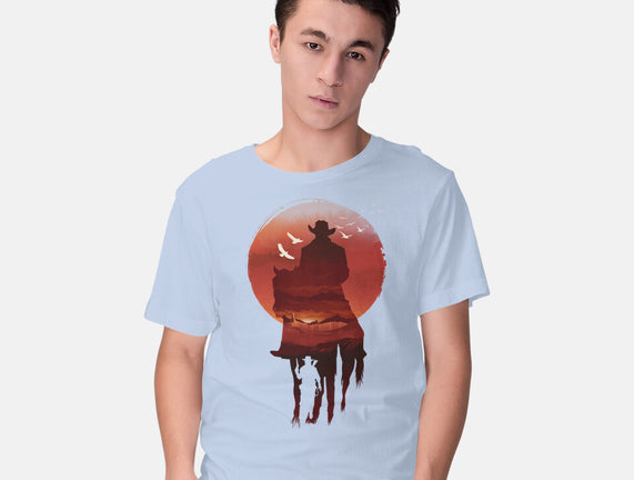 Red Sunset Cowboy