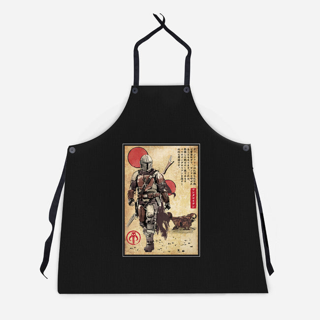 The Way Of Bounty Hunter-Unisex-Kitchen-Apron-DrMonekers