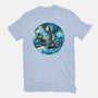 Pirate Waves-Womens-Fitted-Tee-glitchygorilla