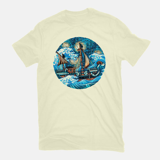 Pirate Waves-Mens-Premium-Tee-glitchygorilla