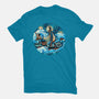 Pirate Waves-Womens-Fitted-Tee-glitchygorilla