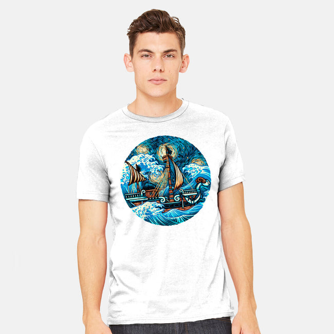 Pirate Waves-Mens-Heavyweight-Tee-glitchygorilla