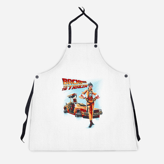 Back To The Tracer-Unisex-Kitchen-Apron-yumie