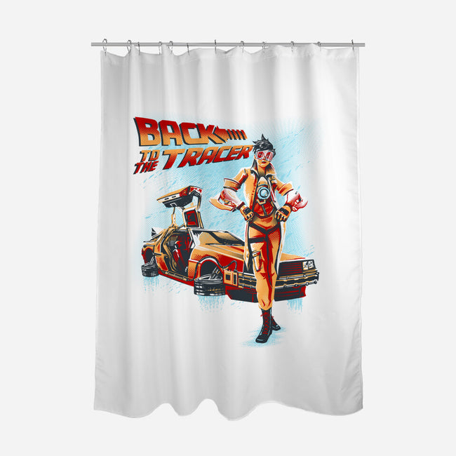 Back To The Tracer-None-Polyester-Shower Curtain-yumie