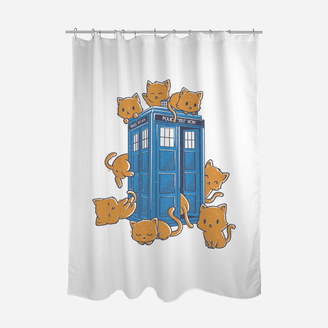 Catscabin-None-Polyester-Shower Curtain-yumie