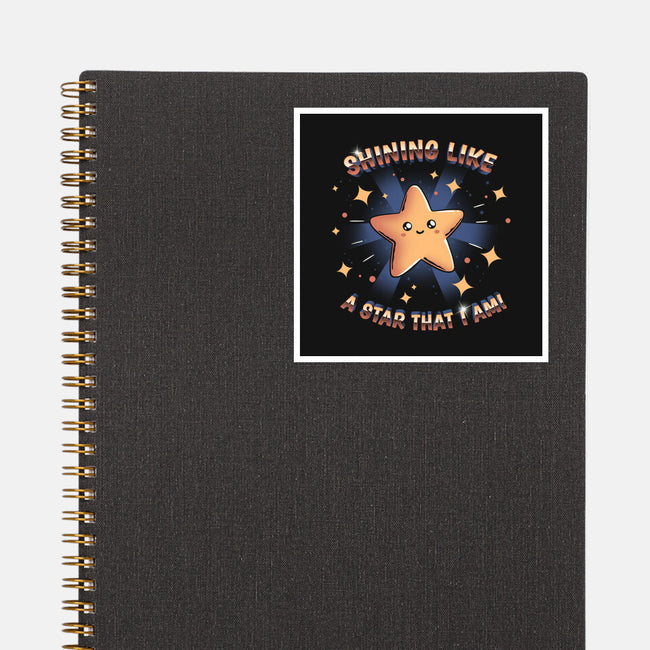 Shining Like A Star-None-Glossy-Sticker-yumie